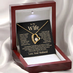 Express Your Love with the Heart-Shaped Necklace for Your Beloved Wife - Trendy and Fashionable Jewelry for Special Occasions