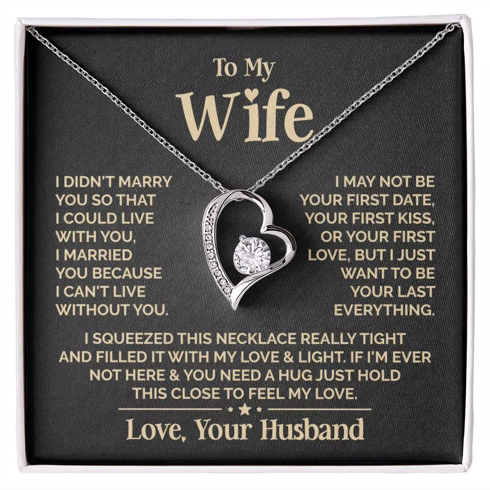 Express Your Love with the Heart-Shaped Necklace for Your Beloved Wife - Trendy and Fashionable Jewelry for Special Occasions