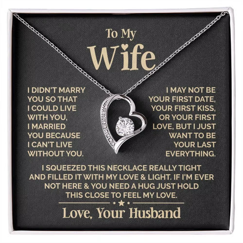 Express Your Love with the Heart-Shaped Necklace for Your Beloved Wife - Trendy and Fashionable Jewelry for Special Occasions
