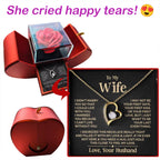 Express Your Love with the Heart-Shaped Necklace for Your Beloved Wife - Trendy and Fashionable Jewelry for Special Occasions
