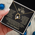 Express Your Love with the Heart-Shaped Necklace for Your Beloved Wife - Trendy and Fashionable Jewelry for Special Occasions